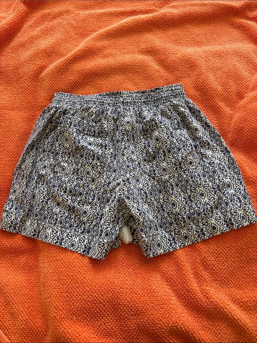 Briggs New York Navy and White Geometric Drawstring Shorts - Picture 4 of 4